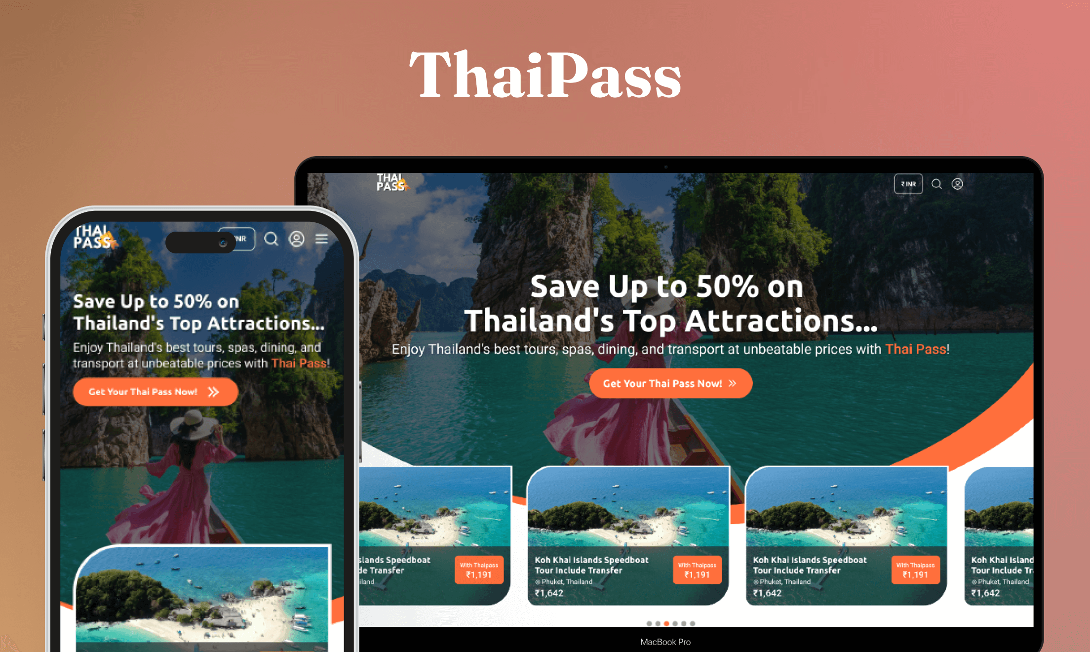 ThaiPass tourism booking website development